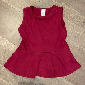 5/$25 Just Kids Maroon Sleeveless Shirt Tank Size 8